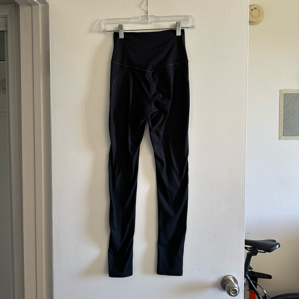 Girlfriend Collective Black Full Length High Waist Leggings size XS EUC - Picture 5 of 7